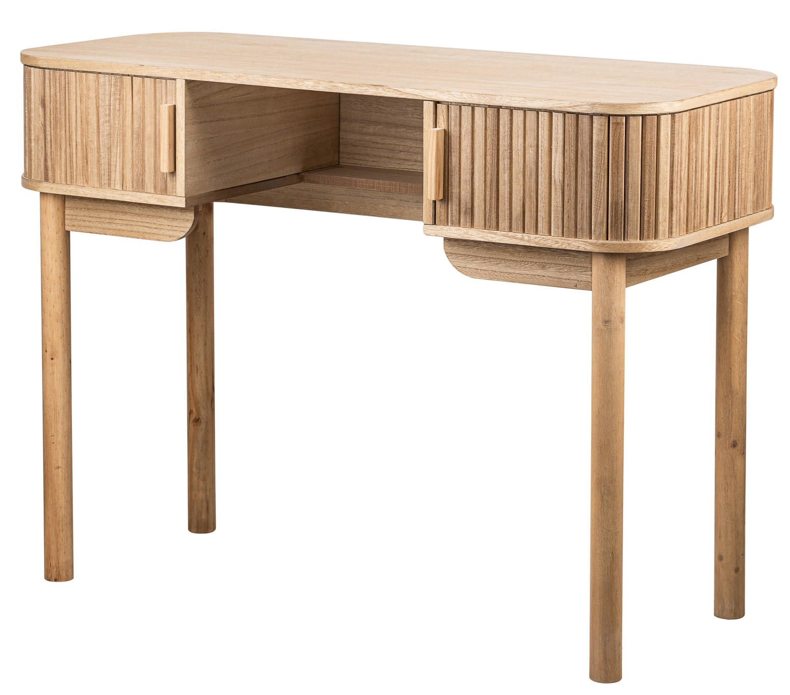 SCHREIBTISCH Rechteckig Braun 110 x 45 x 78 cm - Braun, Holz (110/78/45cm) - Nordlys