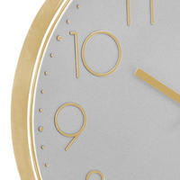 KINDERZIMMER-WANDUHR mit leise Mechanik 30/30/30 cm - Grau, Kunststoff (30/30/30cm) - Atmosphera Createur d´interieur
