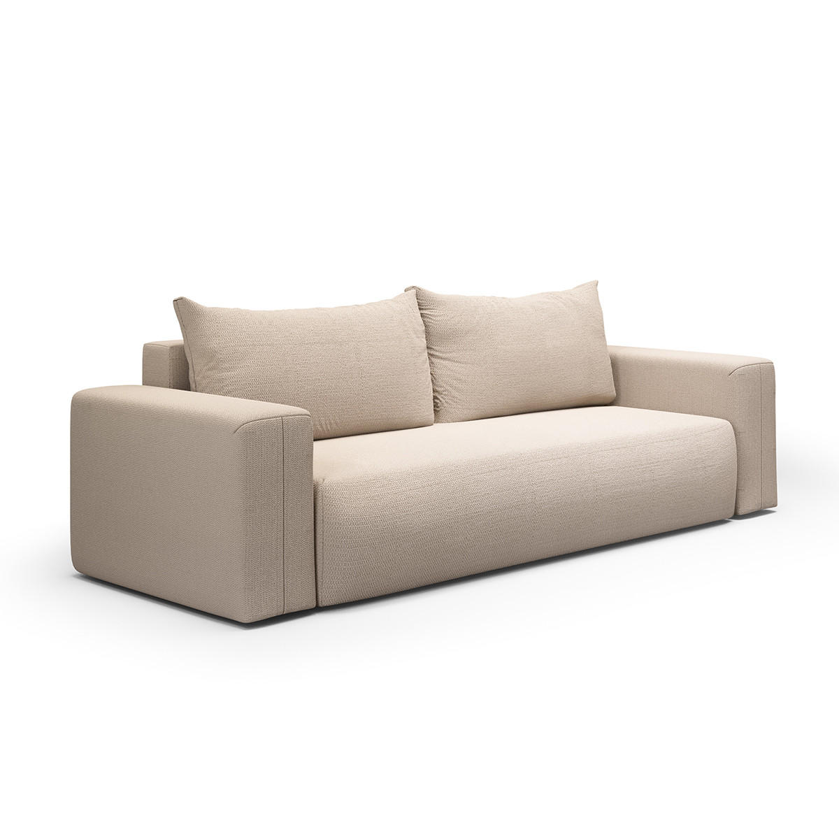 SOFA Bliss 3 Sitzplätze Beige - Beige, Holz (252/72/97cm) - Petits-meubles