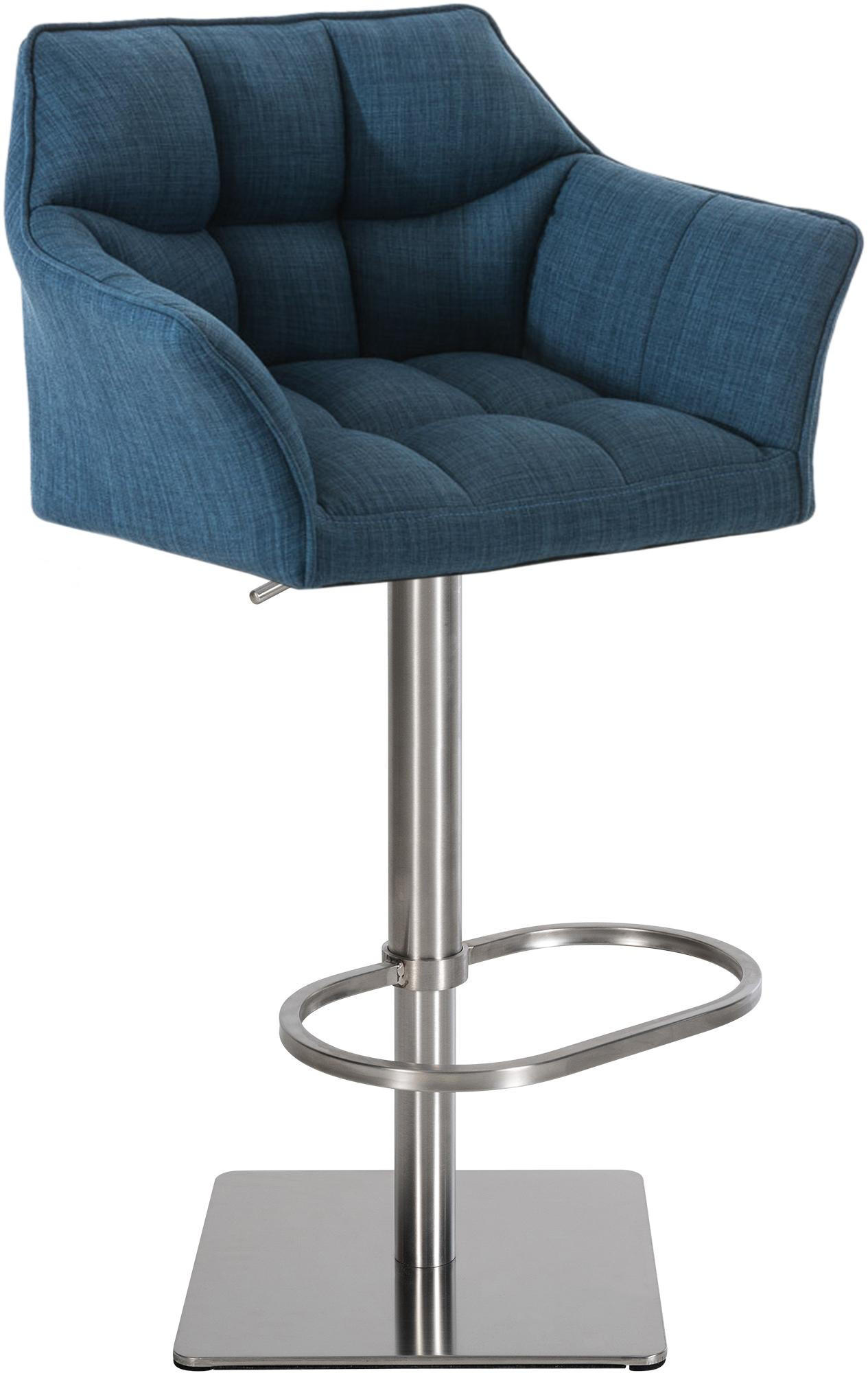 CLP Barhocker Blau 64x88x45 cm