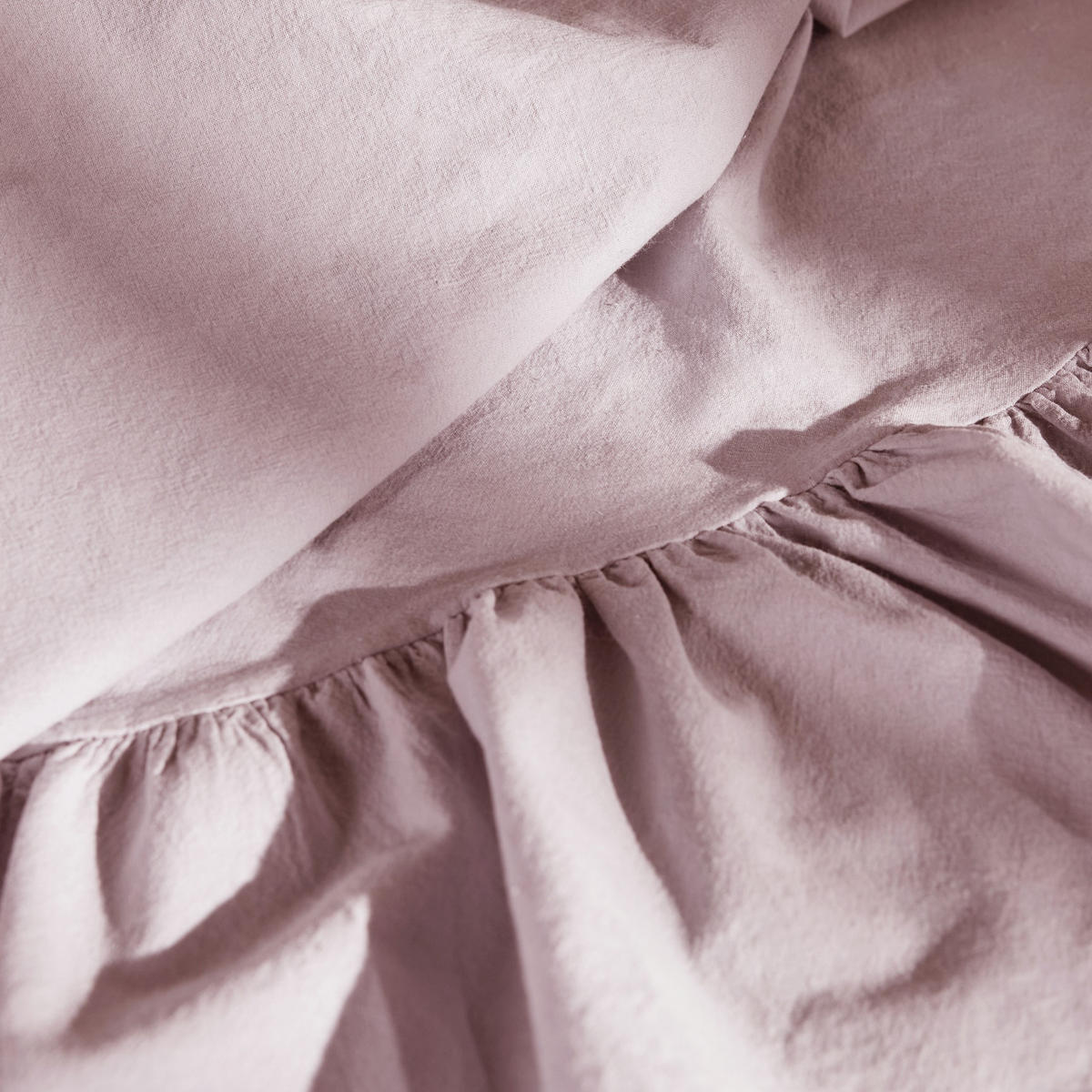 FESTE KLEINE TISCHDECKE Falbines - Hellrosa, Textil (80/80/1cm) - home&you