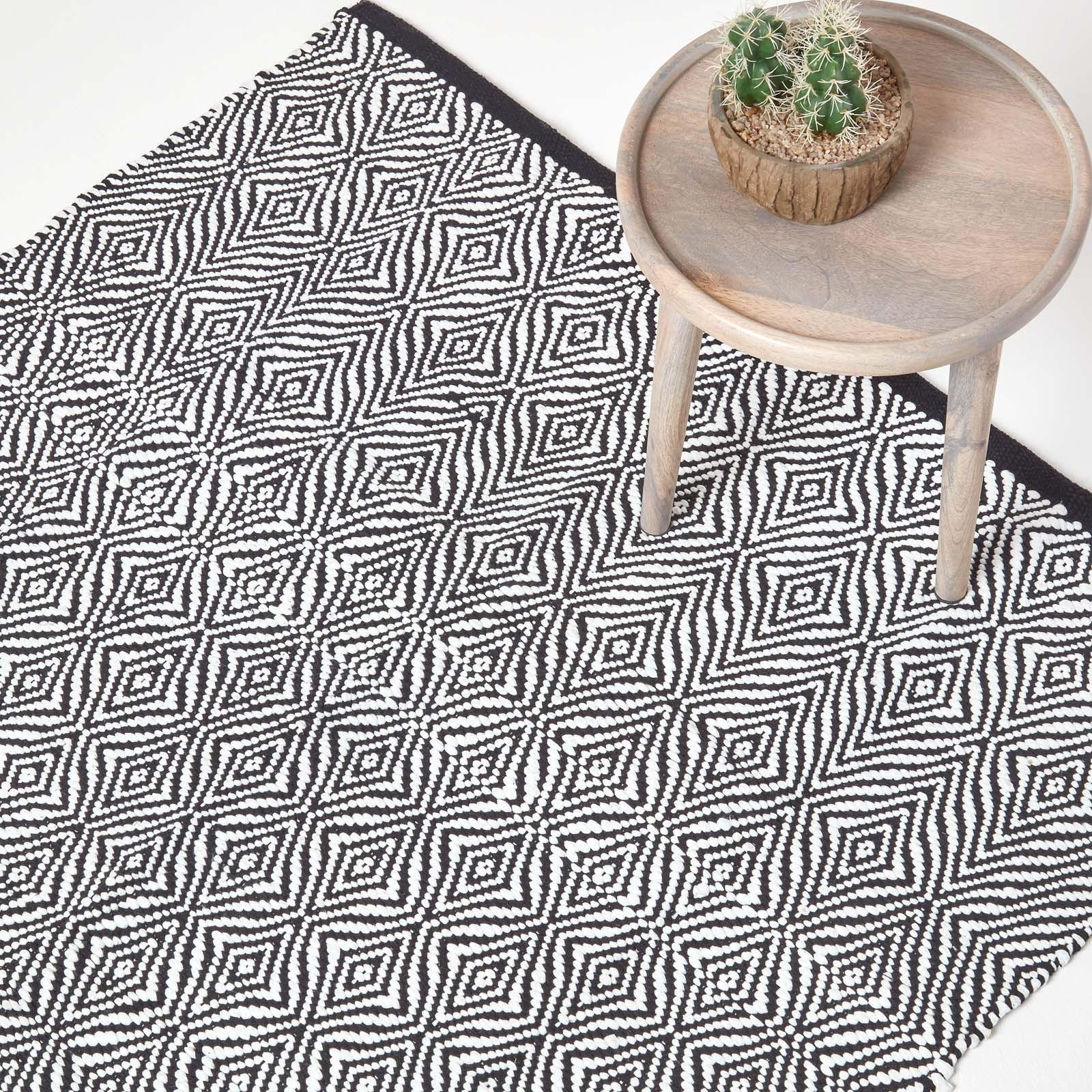 HANDWEBTEPPICH Trance geometrisch gemustert 160/230 cm - Schwarz, Textil (160/230cm) - Homescapes