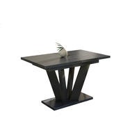 ESSTISCH Alex ausziehbar - Graphitfarben, Holzwerkstoff (130/80/80cm) - Endo-Moebel