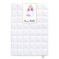 GANZJAHRESBETTDECKE PRIMA Gänsedaunen mittel - Weiß, Naturmaterialien/Textil (155/220cm) - Frau Holle