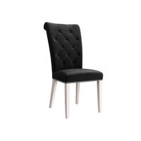 POLSTERSTUHL Christina, Holzfarbe: Weiß - Schwarz/Weiß, Holz/Textil (47/103/68cm) - MIRJAN24