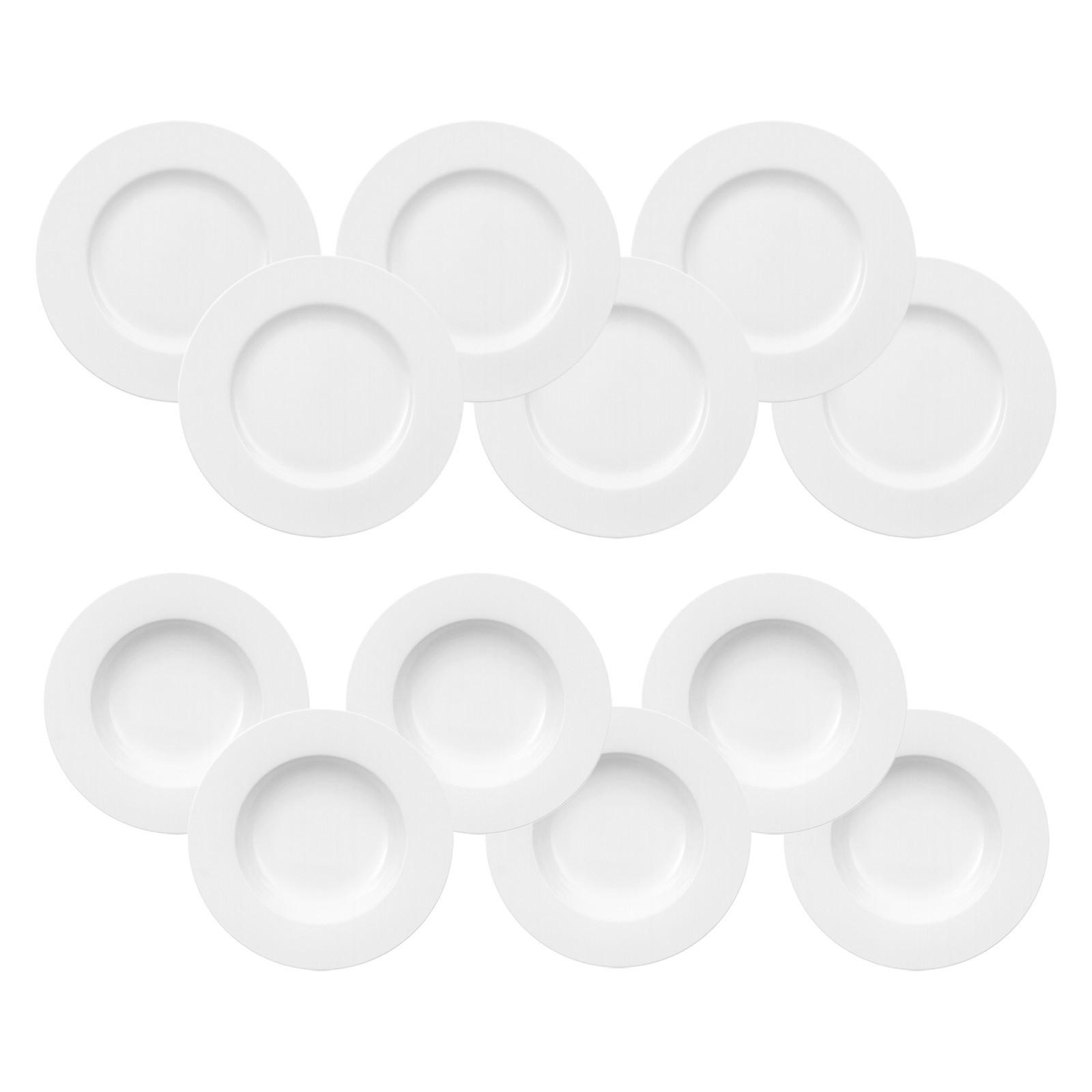 TAFELSET Royal weiß 12er Set - Weiß, Keramik (1/1/1cm) - Villeroy & Boch
