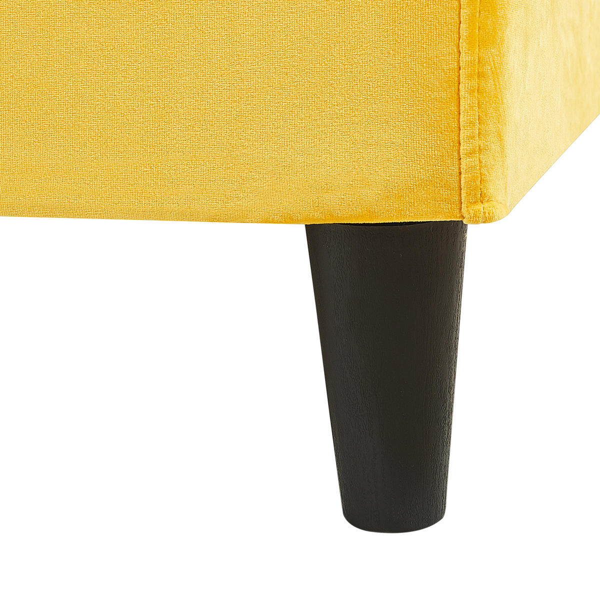 POLSTERBETT 180/200 cm Gelb Fitou - Gelb, Textil (180/200cm) - Beliani