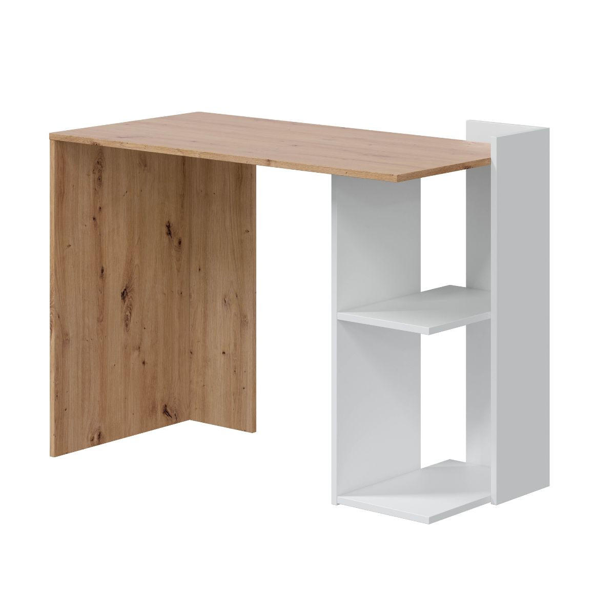 SCHREIBTISCH Kenia - L100 cm - Apfelbaumfarben, Holzwerkstoff (100/52/78cm) - Calicosy
