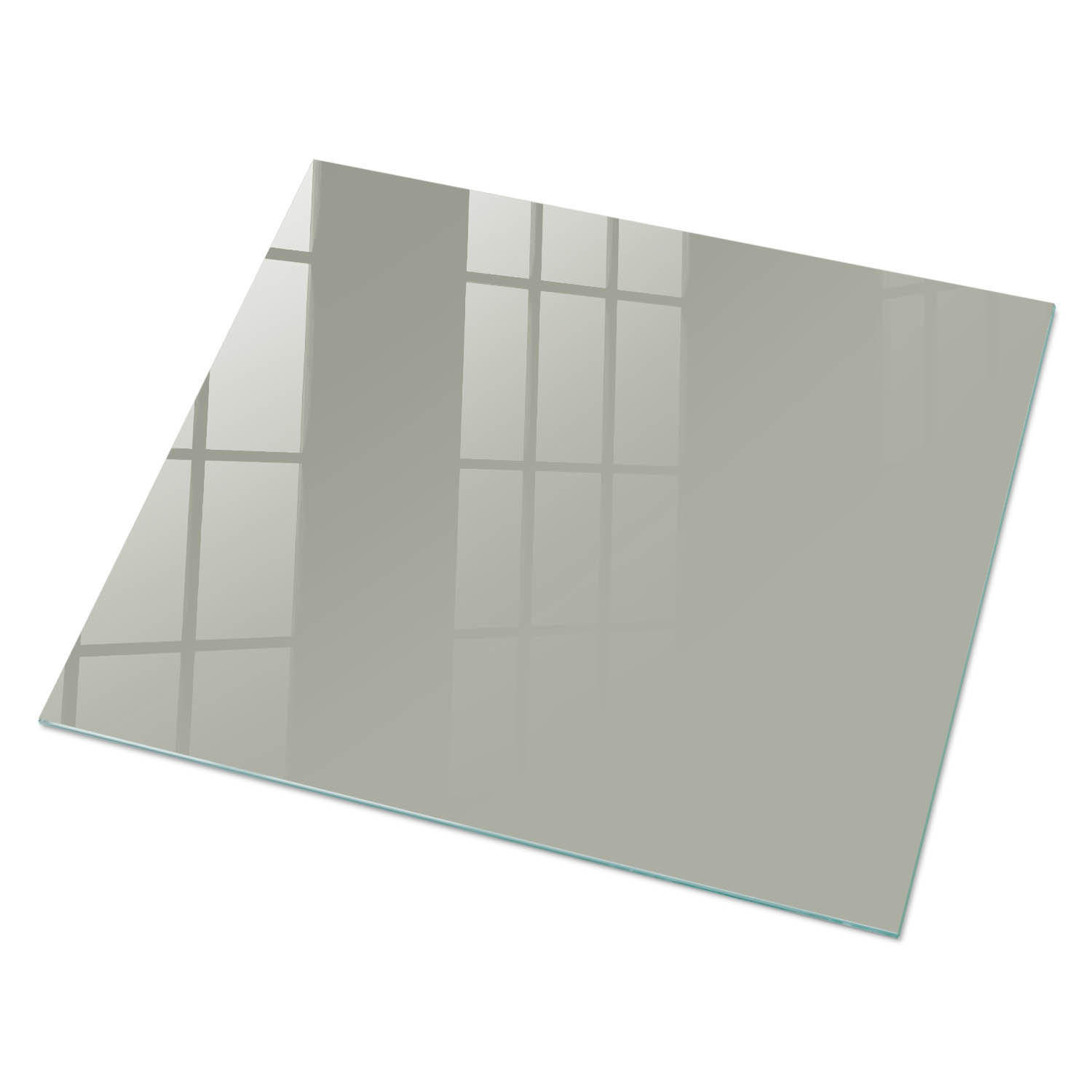 GLASPLATTE 80x60 cm – Neutralgrau - Blau, Glas (0.4/80/60cm) - ArtPrintCave