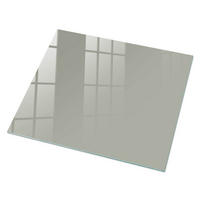 GLASPLATTE 80x60 cm – Neutralgrau - Blau, Glas (0.4/80/60cm) - ArtPrintCave