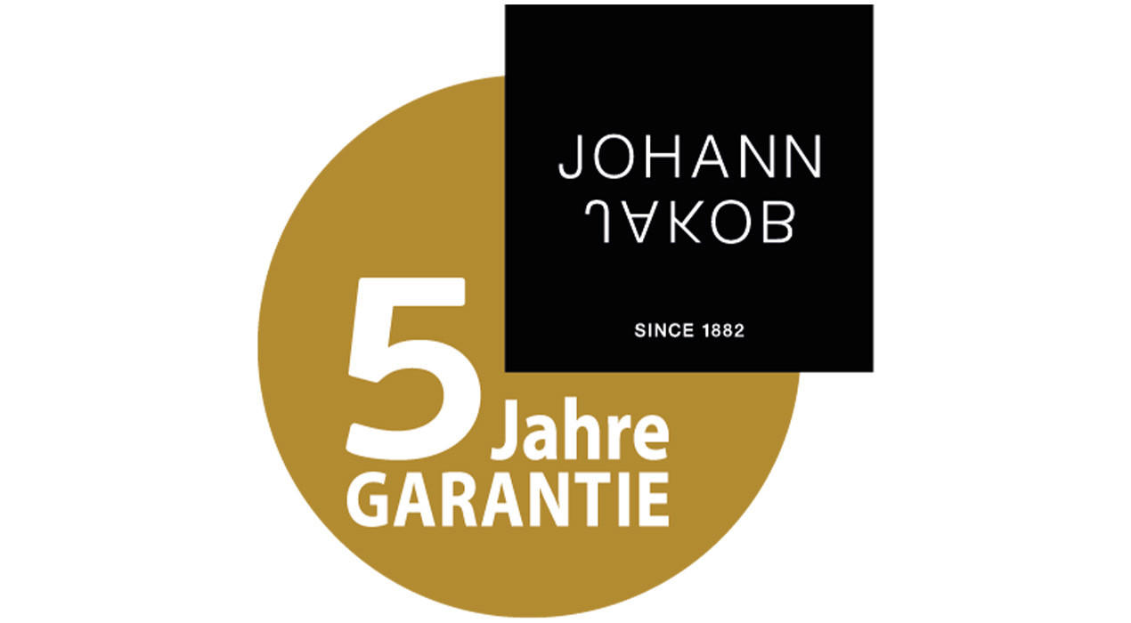 Siegel 5 Jahre Garantie - Johann Jakob