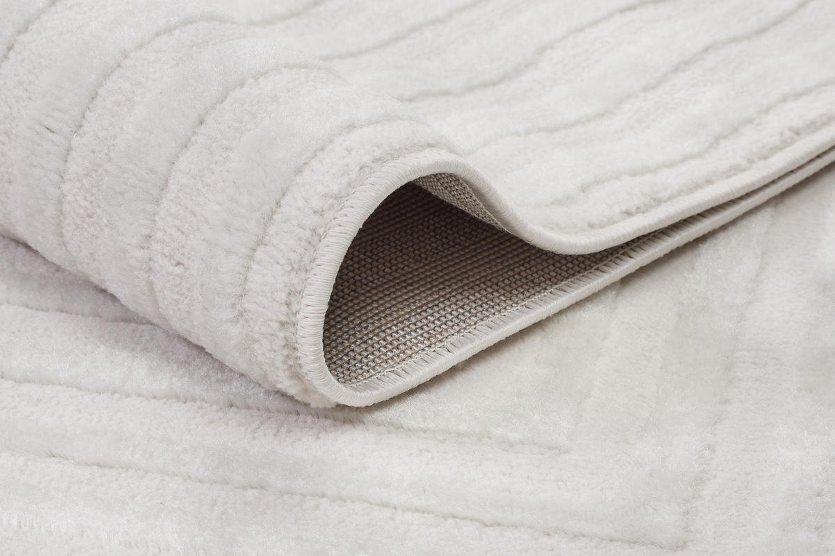 TEPPICH HYGGE Weiß 200/300 cm - Weiß, Kunststoff (200/300cm) - Tapiso