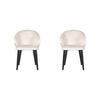 ESSZIMMERSTUHL Logan Beige 62/57/84 cm 2er-Set - Creme, Textil (57/84/62cm) - LABEL51