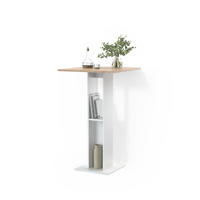 BARTISCH Regusa Weiß/Sonoma 65 x 65 cm - Weiß/Sonoma Eiche, Holzwerkstoff (65/65/106cm) - Livinity®