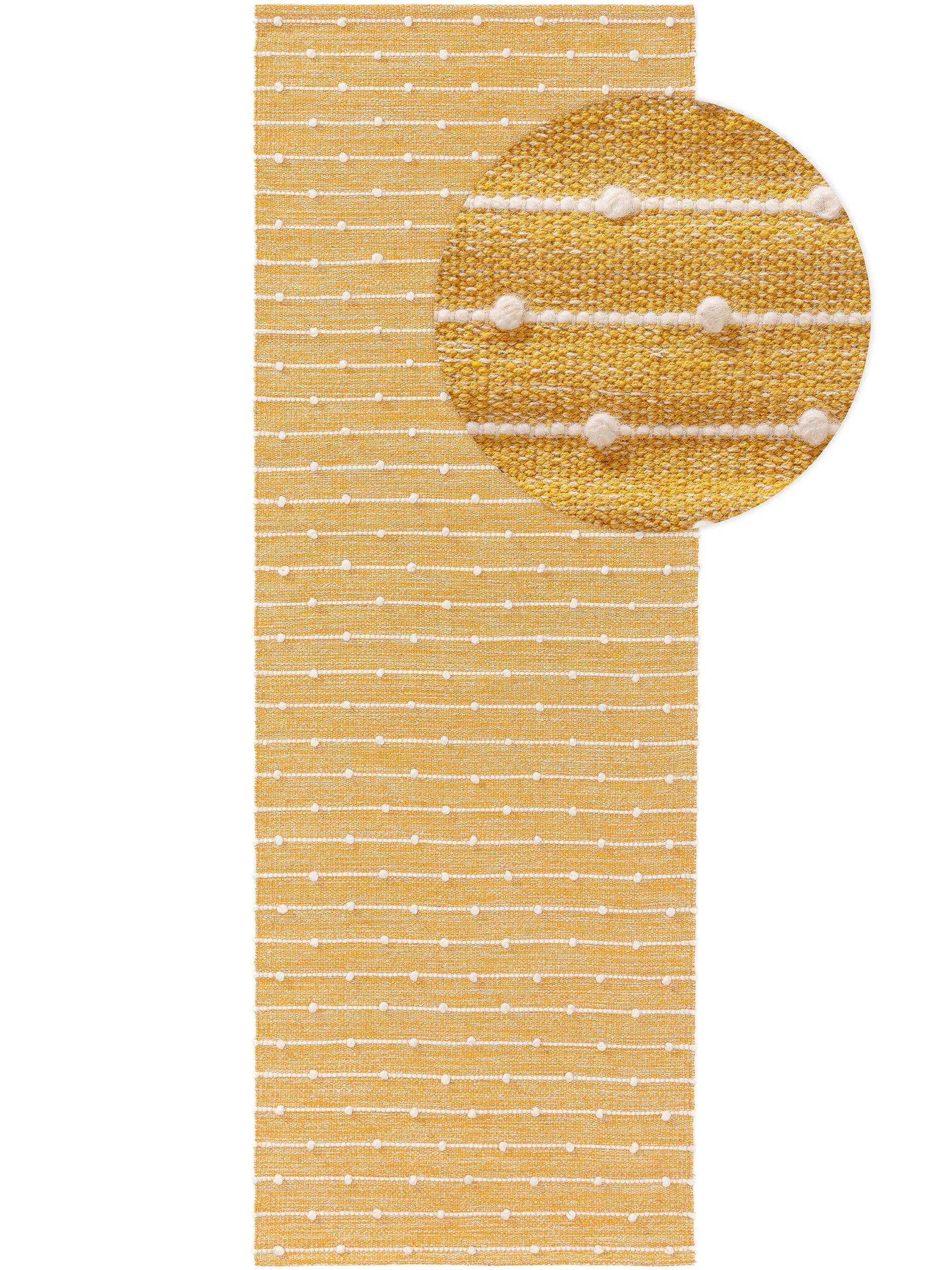 LÄUFER Lupo Gelb 70x200 cm - Gelb, Textil (70/200cm) - Lytte