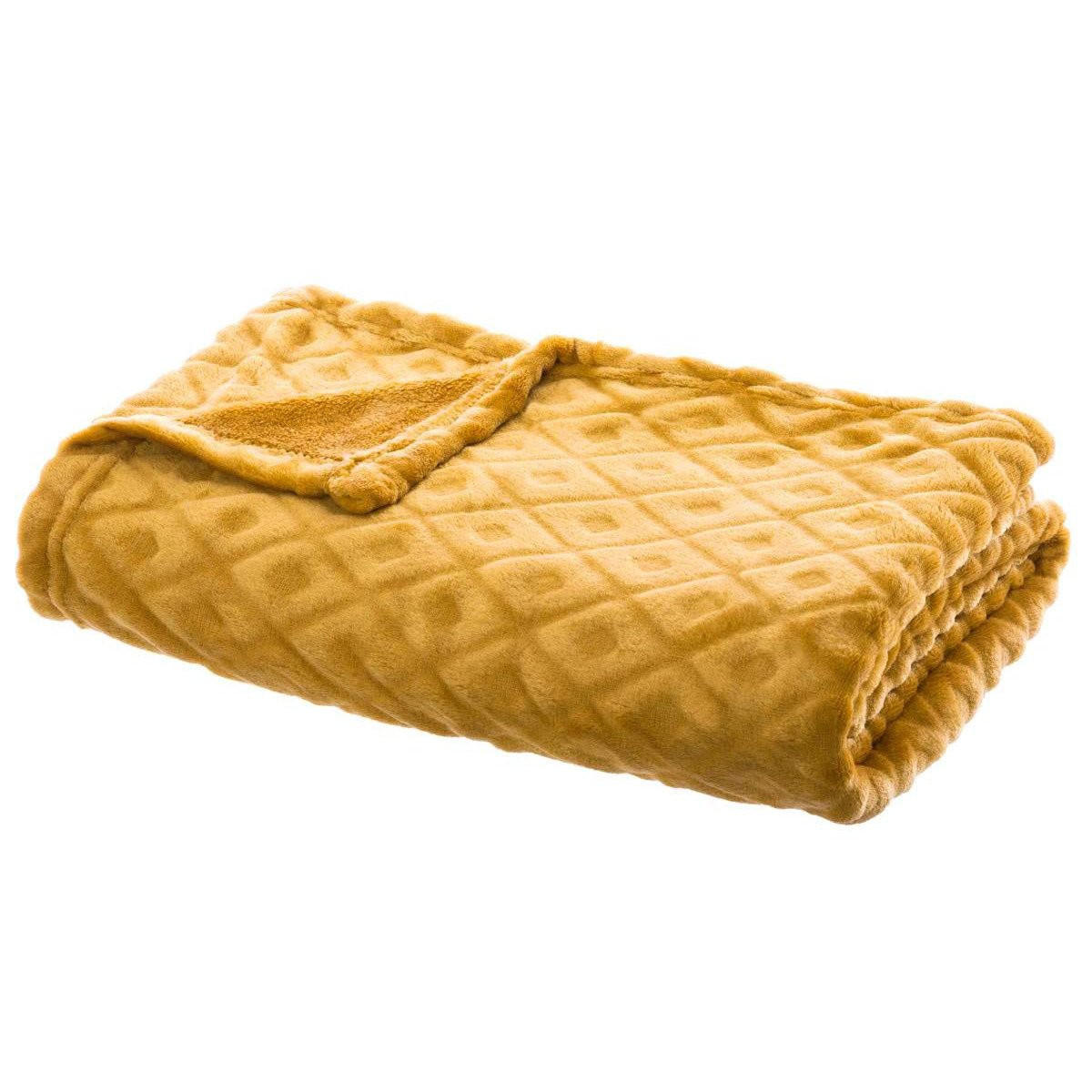 WOHNDECKE 125/150 cm - Gelb, Textil (125/150cm) - Atmosphera Createur d´interieur