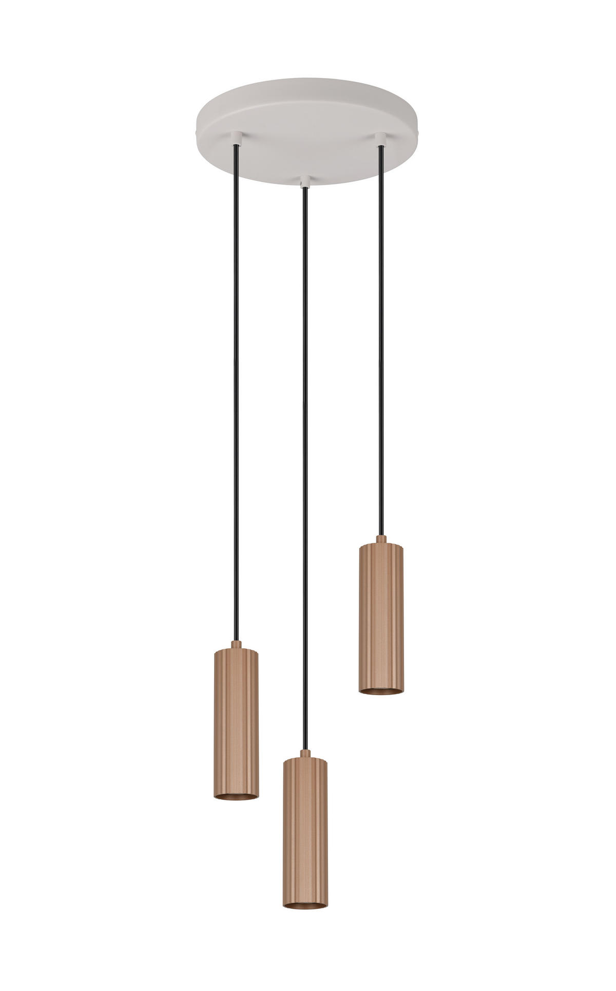 HÄNGELAMPE SOKA - Braun - 28/28/150 cm - Braun, Metall (28/28/150cm) - Trio Leuchten