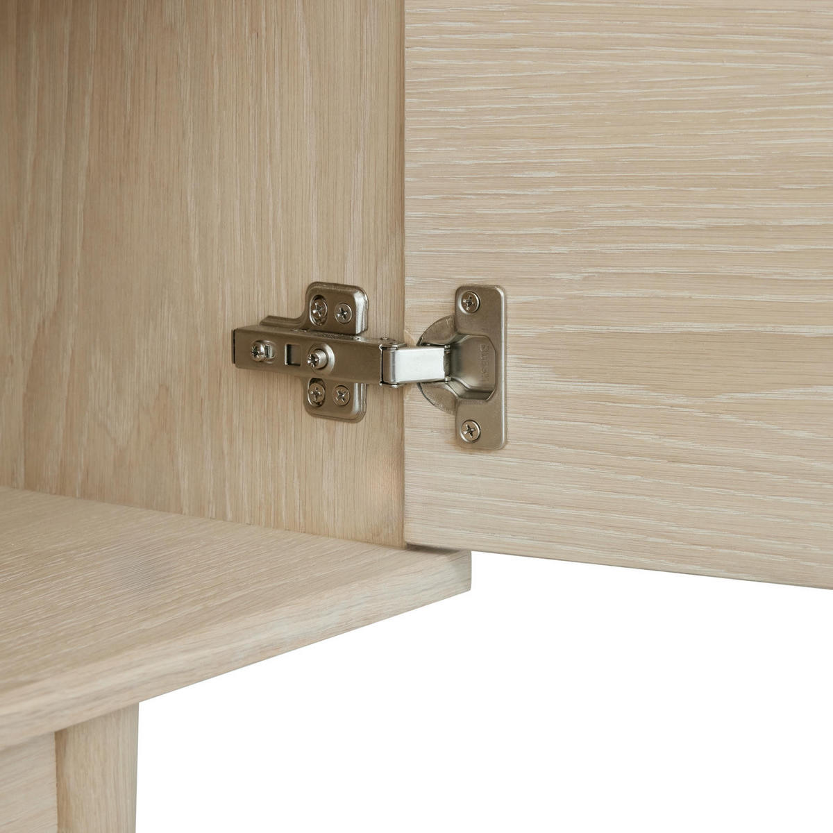 SIDEBOARD Eiche bianco - Eiche Bianco/Eichefarben, Holz/Holzwerkstoff (160/80/45cm) - Furnhouse