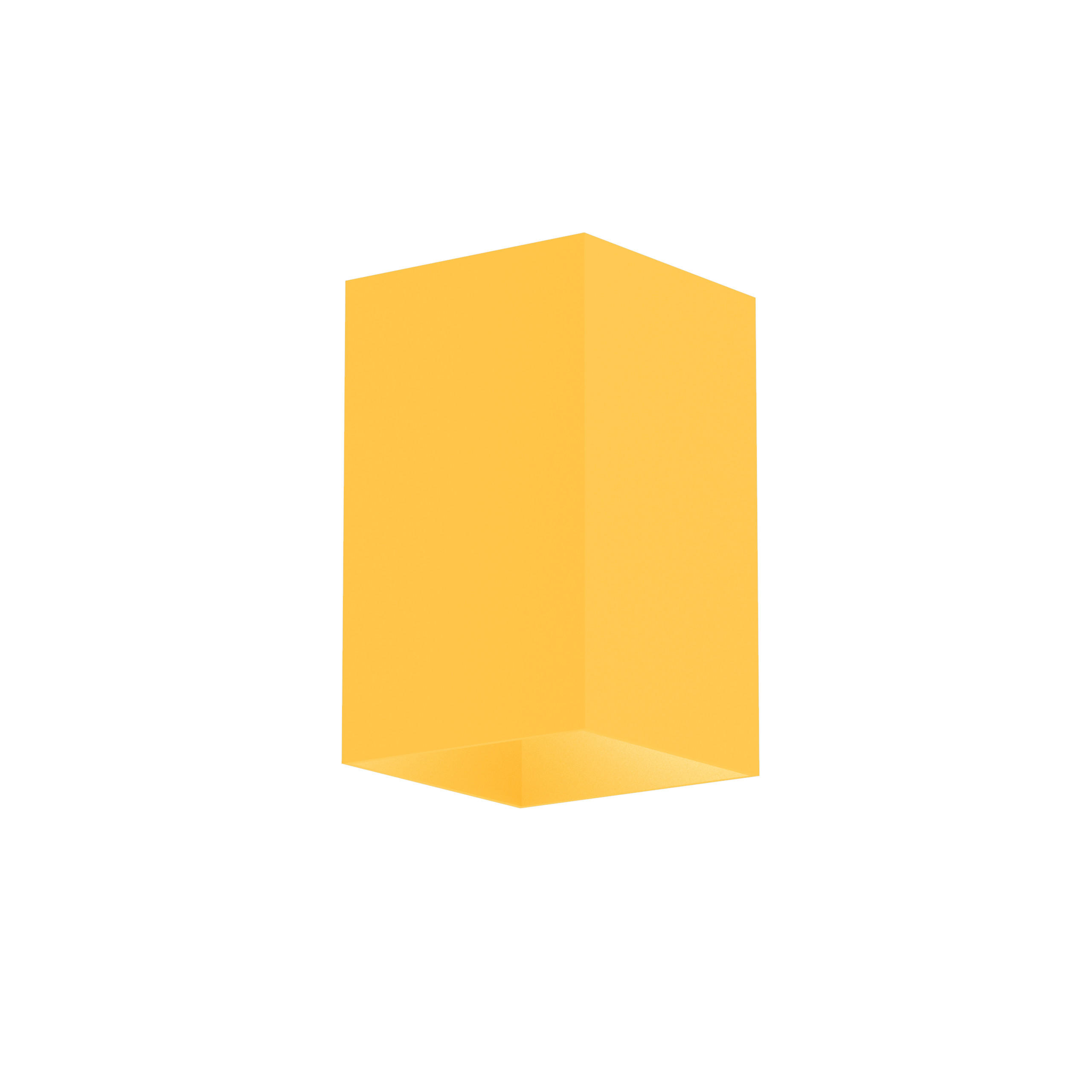 DECKENLEUCHTE - Gelb, Metall (6/6/10cm) - Lumicom