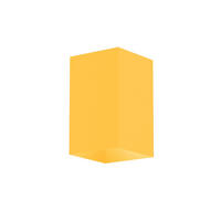 DECKENLEUCHTE - Gelb, Metall (6/6/10cm) - Lumicom