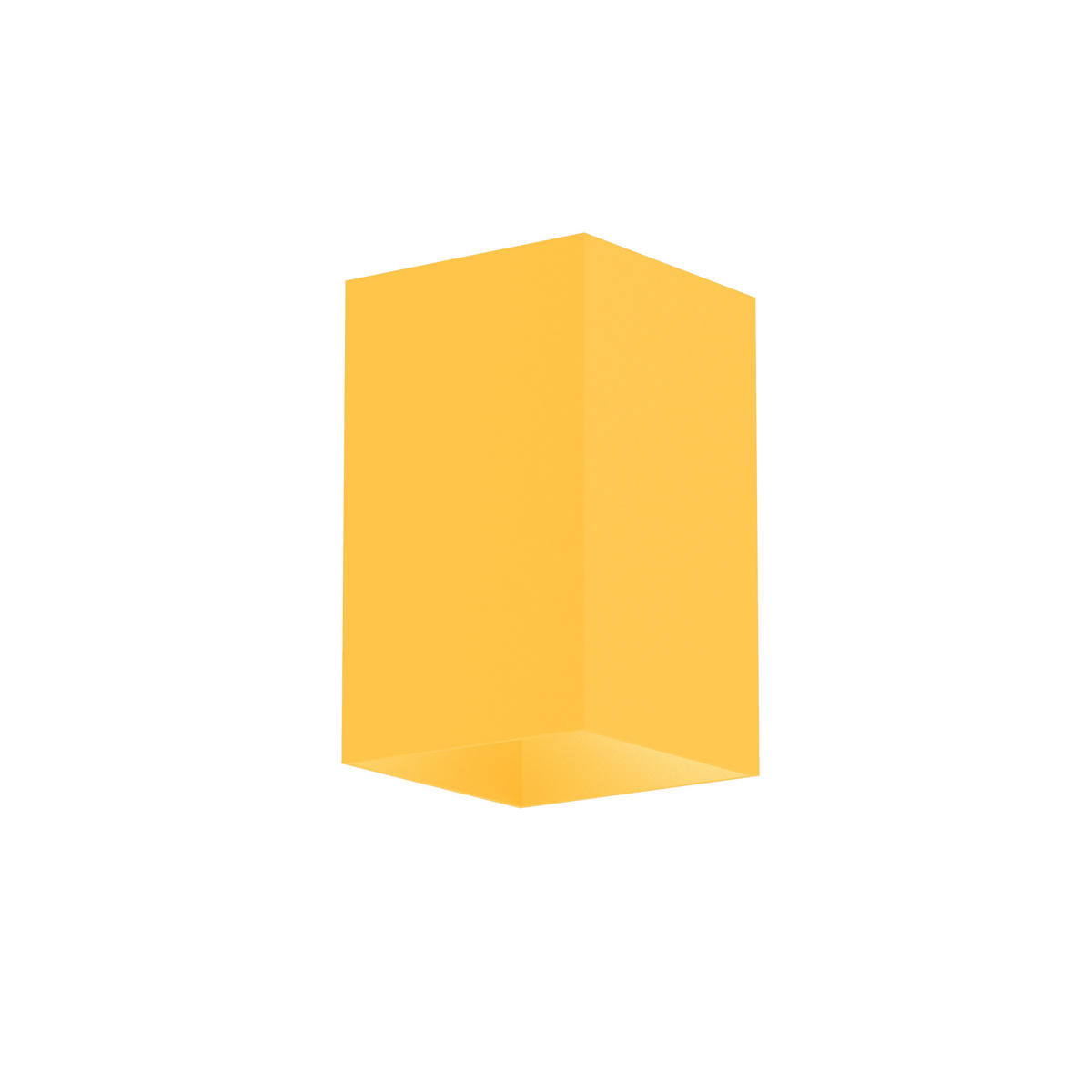 DECKENLEUCHTE - Gelb, Metall (6/6/10cm) - Lumicom