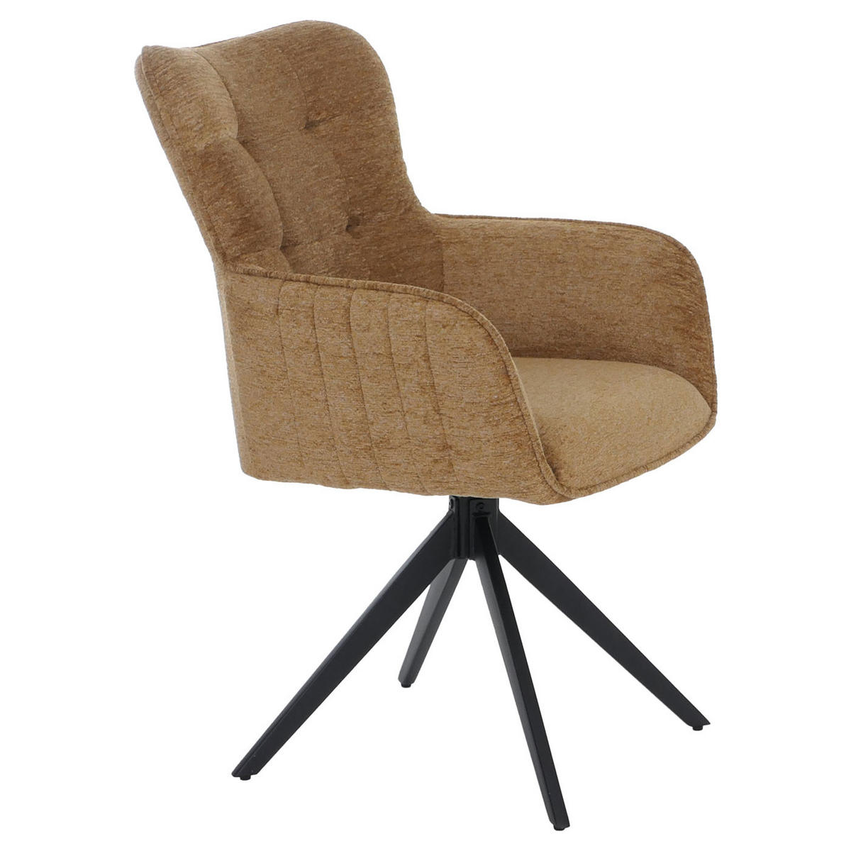 ESSZIMMERSTUHL Senfgelb 6er-Set - Gelb, Textil (63/93/70cm) - MCW