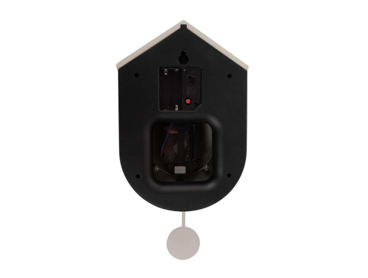 WANDUHR Grato Cuckoo 9/17/33 cm - Schwarz, Kunststoff (17/33/9cm) - Karlsson