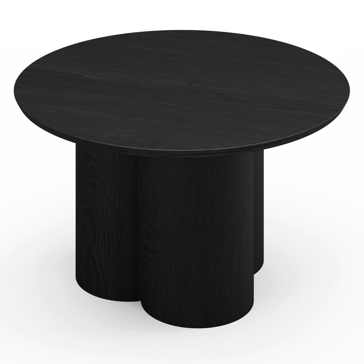 COUCHTISCH Sperrholz Schwarz 78cm - Schwarz, Holz (78/78/35cm) - Sia Home