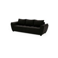 SOFA ZEUS mit Schlaffunktion MONOLITH 97 mit Stauraum - Grau, Textil (80/78/240cm) - Bedante