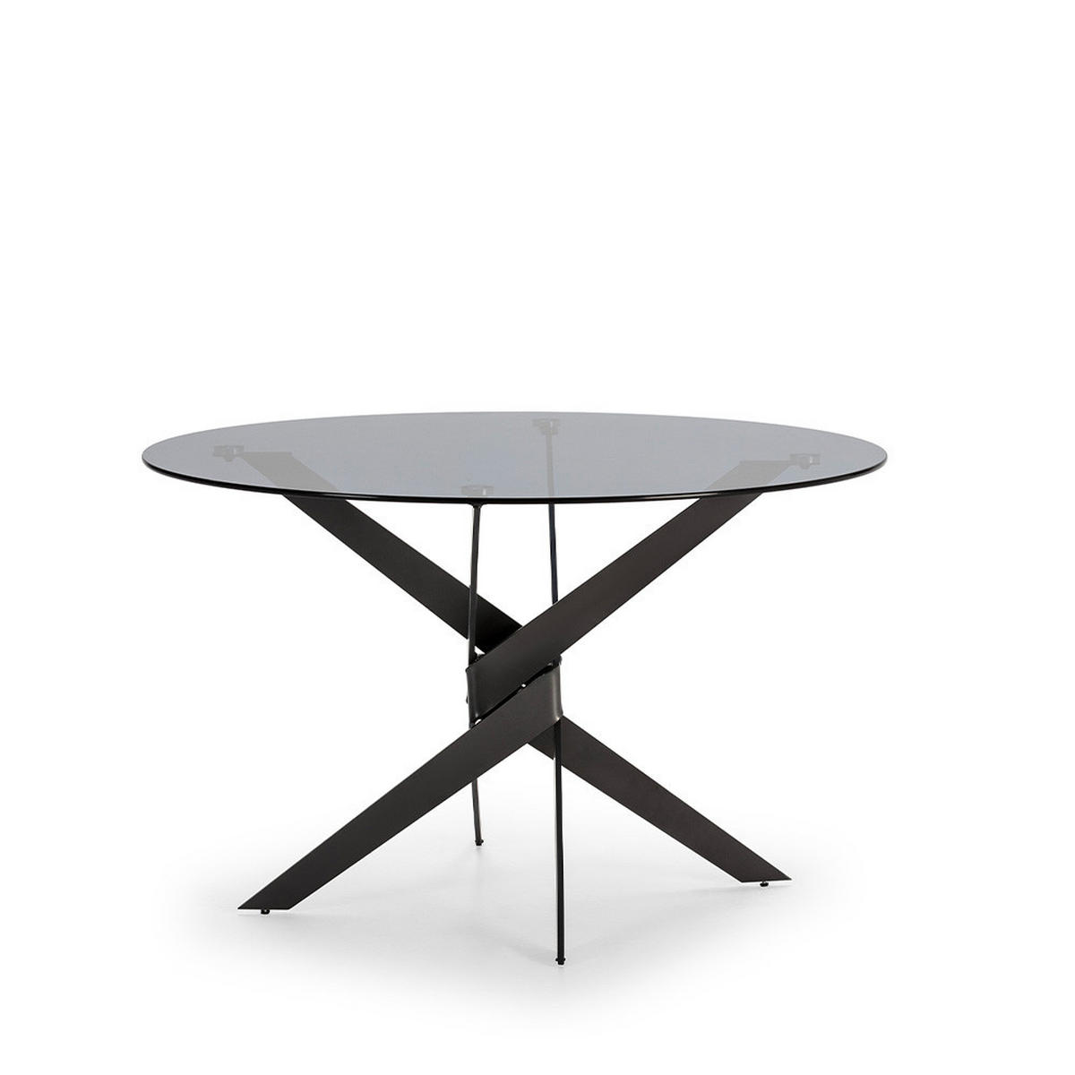 ESSTISCH Jenna Grau 120/120/76 cm - Grau, Metall (120/120/76cm) - Drawer