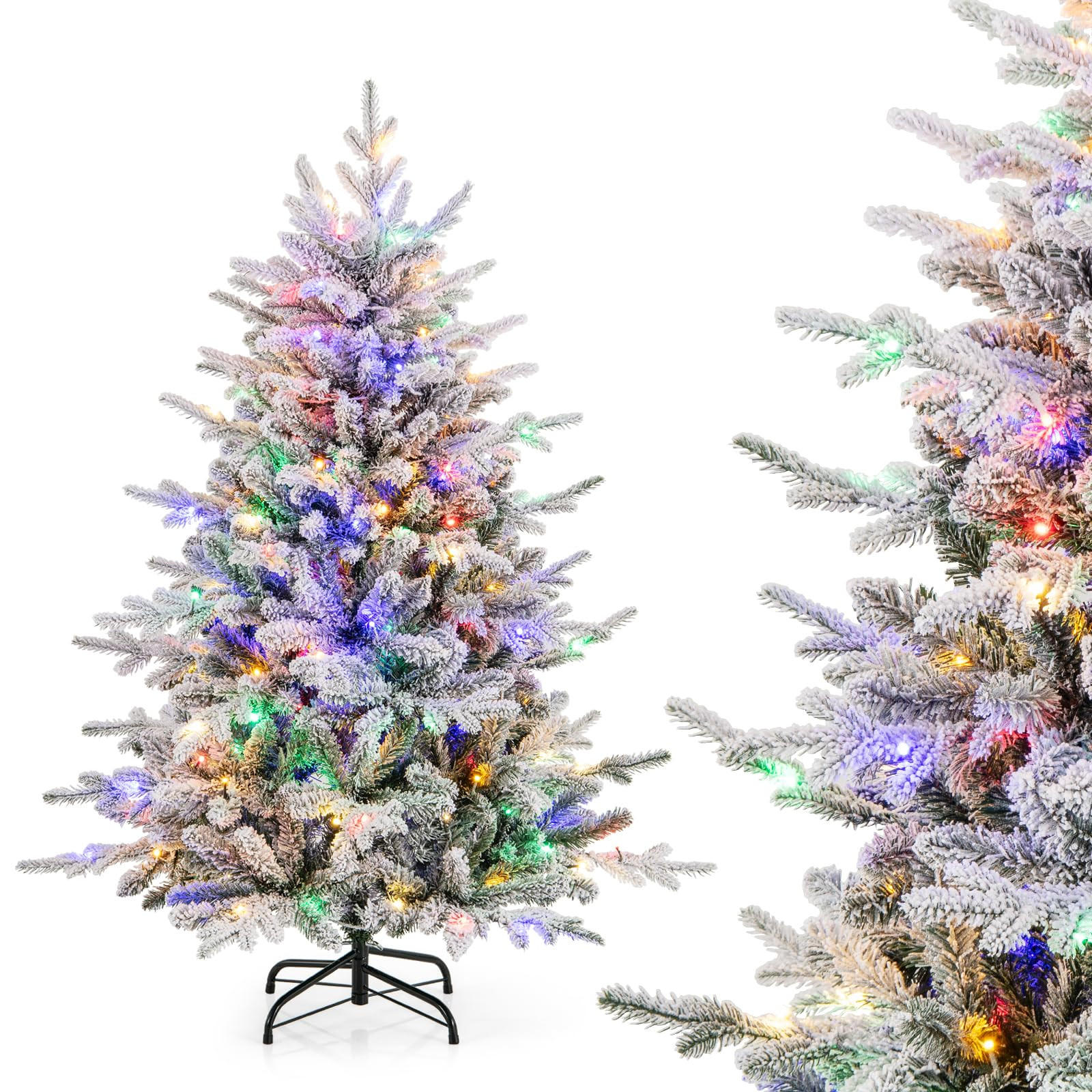 Costway Weihnachtsbaum Grün 135 cm
