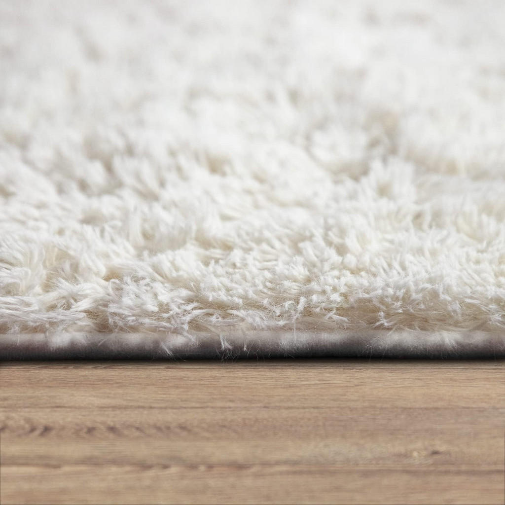 Thumbnail - Paco Home Hochflorteppich, Creme, Textil, Rechteckig, 200x290 cm, strapazierfähig, für Fußbodenheizung geeignet, Teppich...