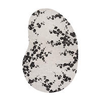 TEPI Night Snow Sakura Sakura 170/235 cm - crna, tekstil/plastika (170/235cm) - Louis De Poortere