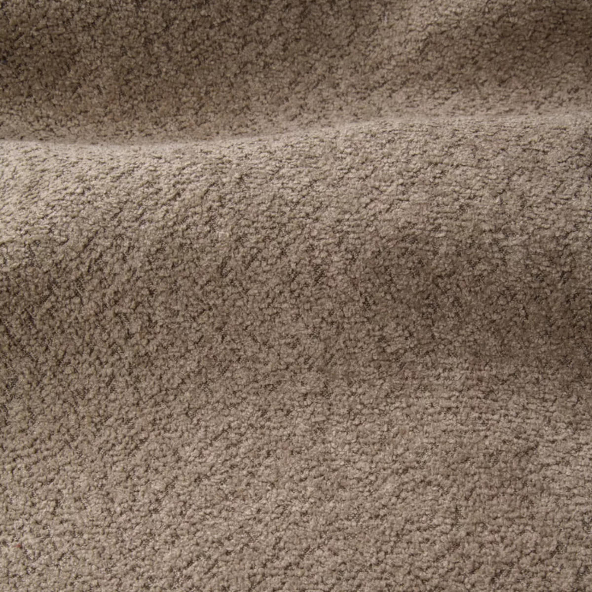WOHNLANDSCHAFT Bouclé-Stoff Taupe 366cm - Taupe, Textil (366/73/165cm) - Sia Home