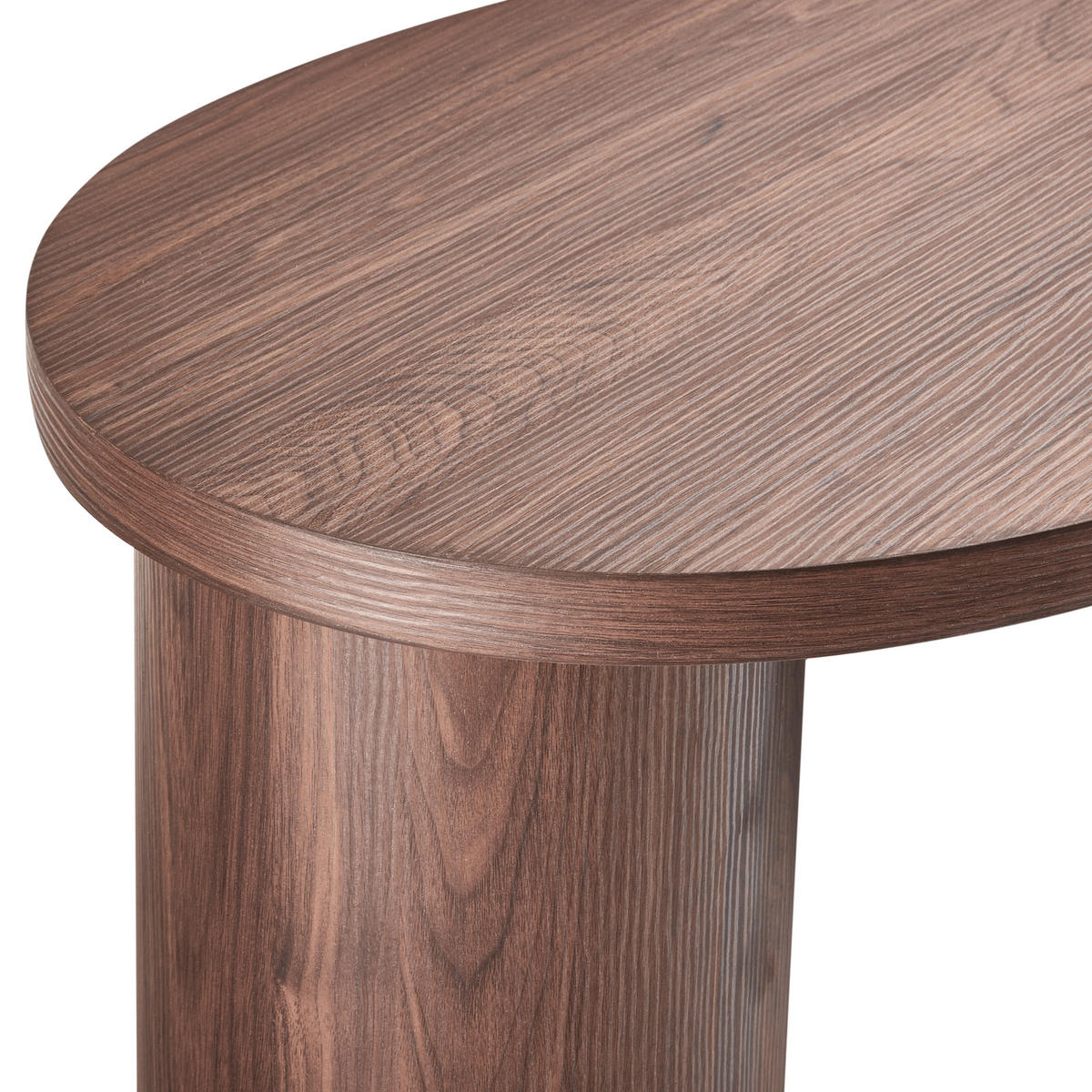 KONFERENČNÍ STOLEK Hnědý Easton - tmavě hnědá, kompozitní dřevo (52/130/40cm) - Beliani