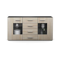 SIDEBOARD Noah Eiche sägerau - Eiche San Remo, Holzwerkstoff (139/72/35cm) - Vladon