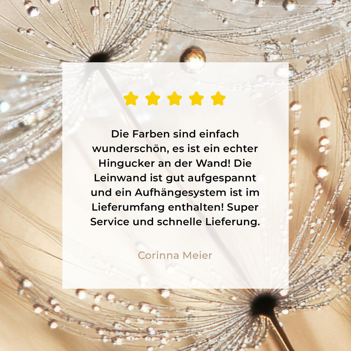 LEINWANDBILD Löwenzahn - Abstrakt - Natur - Beige Groß 140x90 cm - Braun, Textil (140/90cm) - MuchoWow