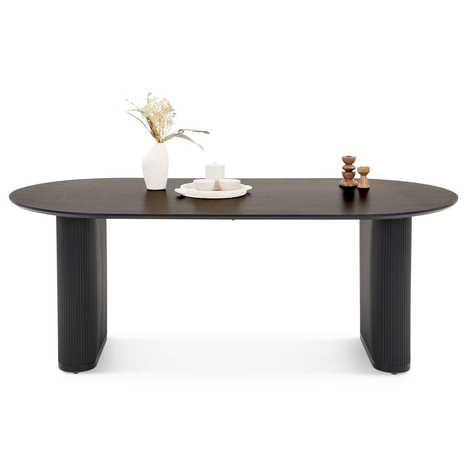 ESSTISCH DONOVAN - Schwarz, Holzwerkstoff (100/200/75cm) - IDIMEX