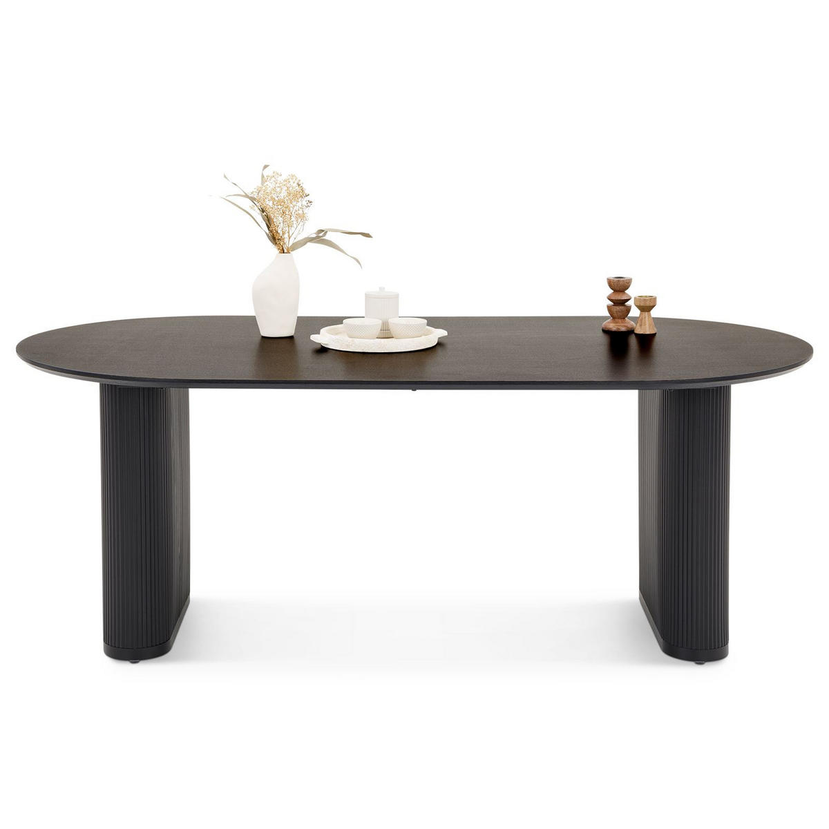 ESSTISCH DONOVAN - Schwarz, Holzwerkstoff (100/200/75cm) - IDIMEX