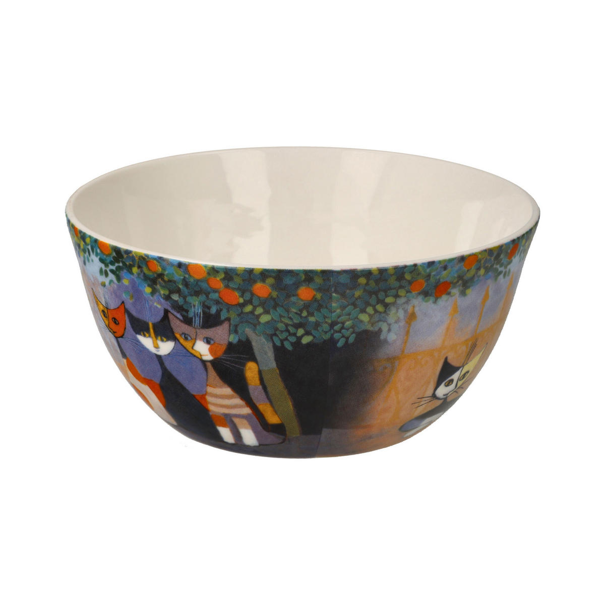 KÜNSTLERSCHALE Rosina Wachtmeister - Tempi felici, Fine Bone China, Bunt, 15 cm - Multicolor, Keramik (7cm) - Goebel