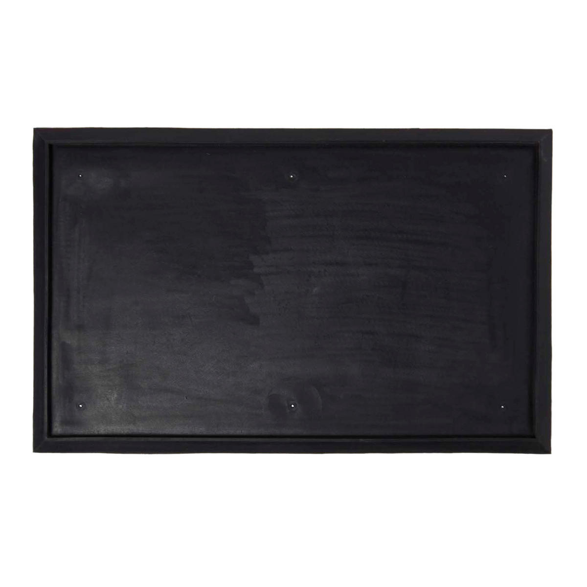 FUSSMATTEN-UNTERLAGE – Gummi, 50/81 cm - Schwarz, Naturmaterialien (50/81cm) - Homescapes