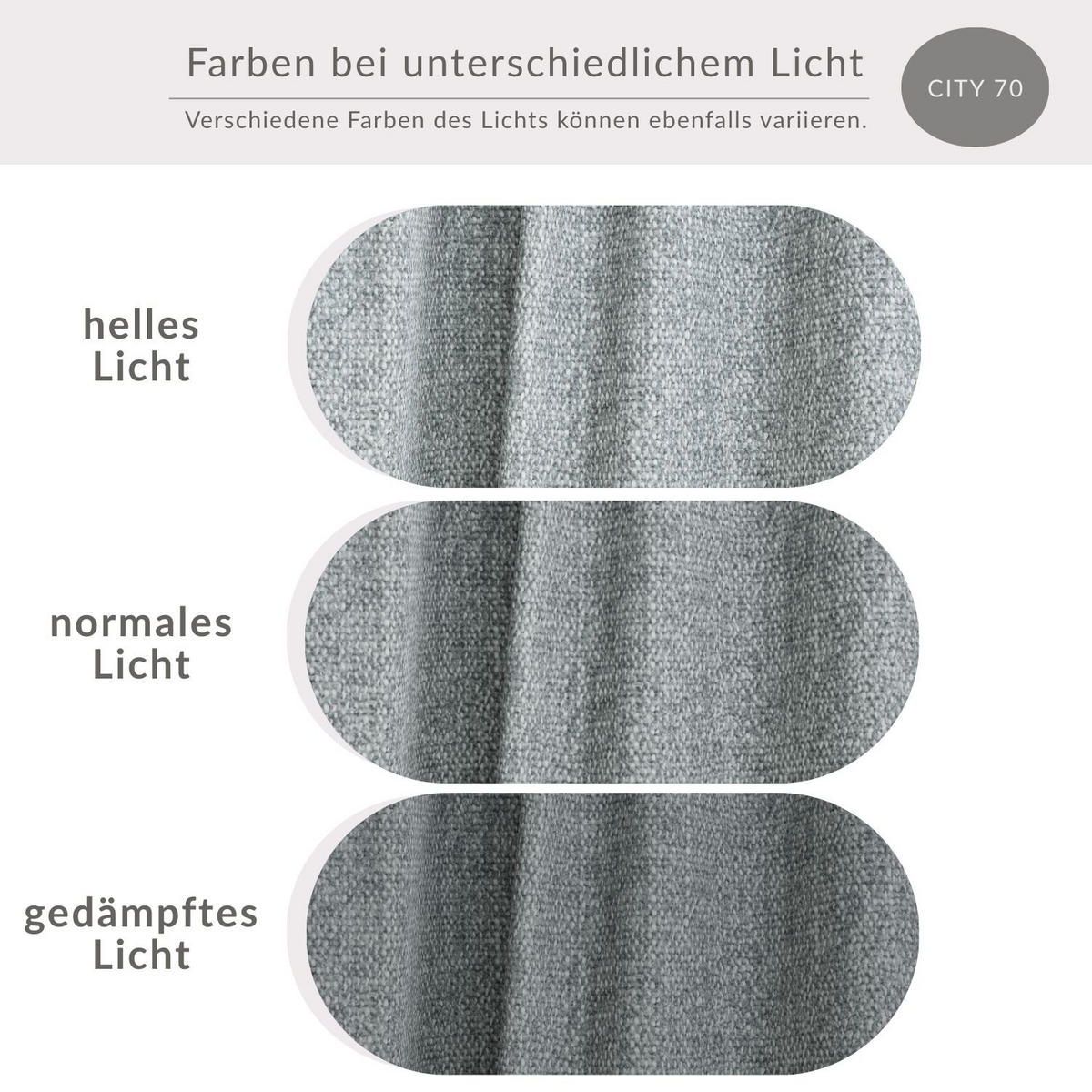 ECKSOFA Maze Blau grau Webstoff - Links Seite - Blaugrau/Schwarz, Holz/Holzwerkstoff (185/294cm) - Maison de Reve