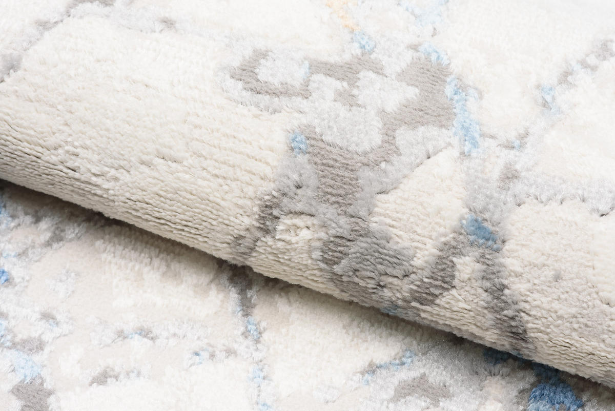 TEPPICH VALLEY Grau Blau 200/300 cm - Blau, Textil (200/300cm) - Tapiso