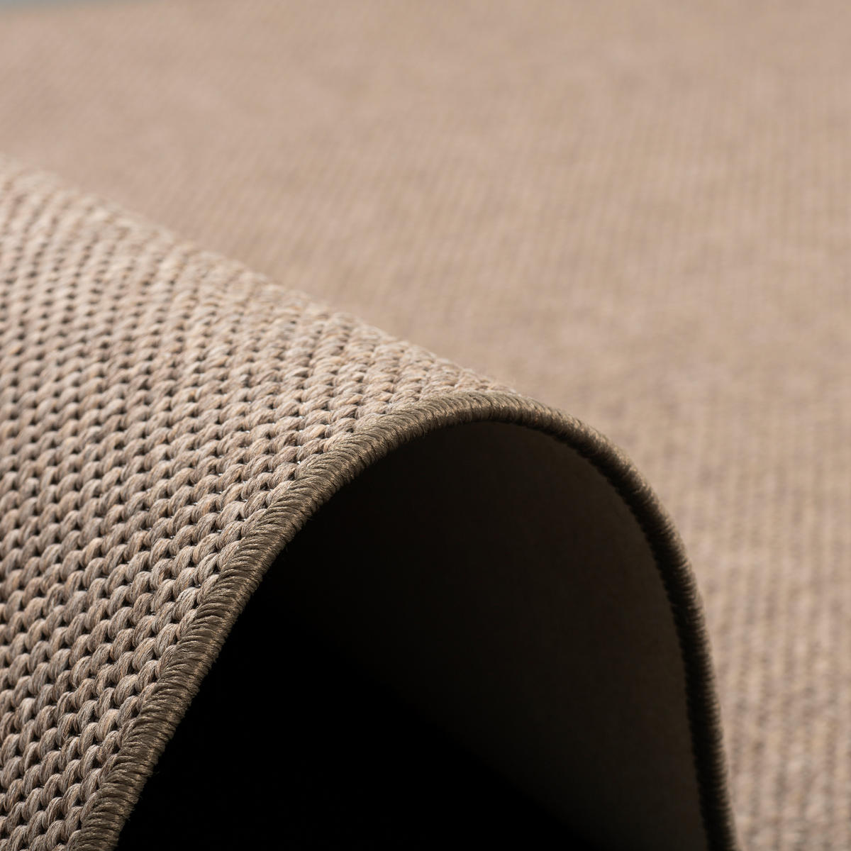 FLACHGEWEBE NATUR TEPPICH BENTZON - Braun, Textil (200/250cm) - Snapstyle