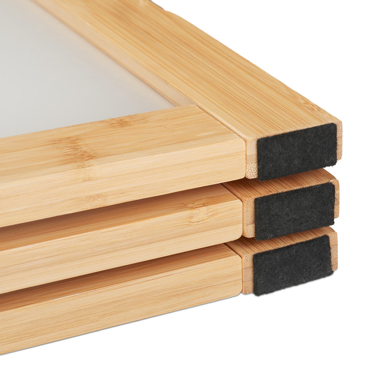 PARAVENT - Hellbraun, Holz/Kunststoff (135.5/168/1.5cm) - Relaxdays