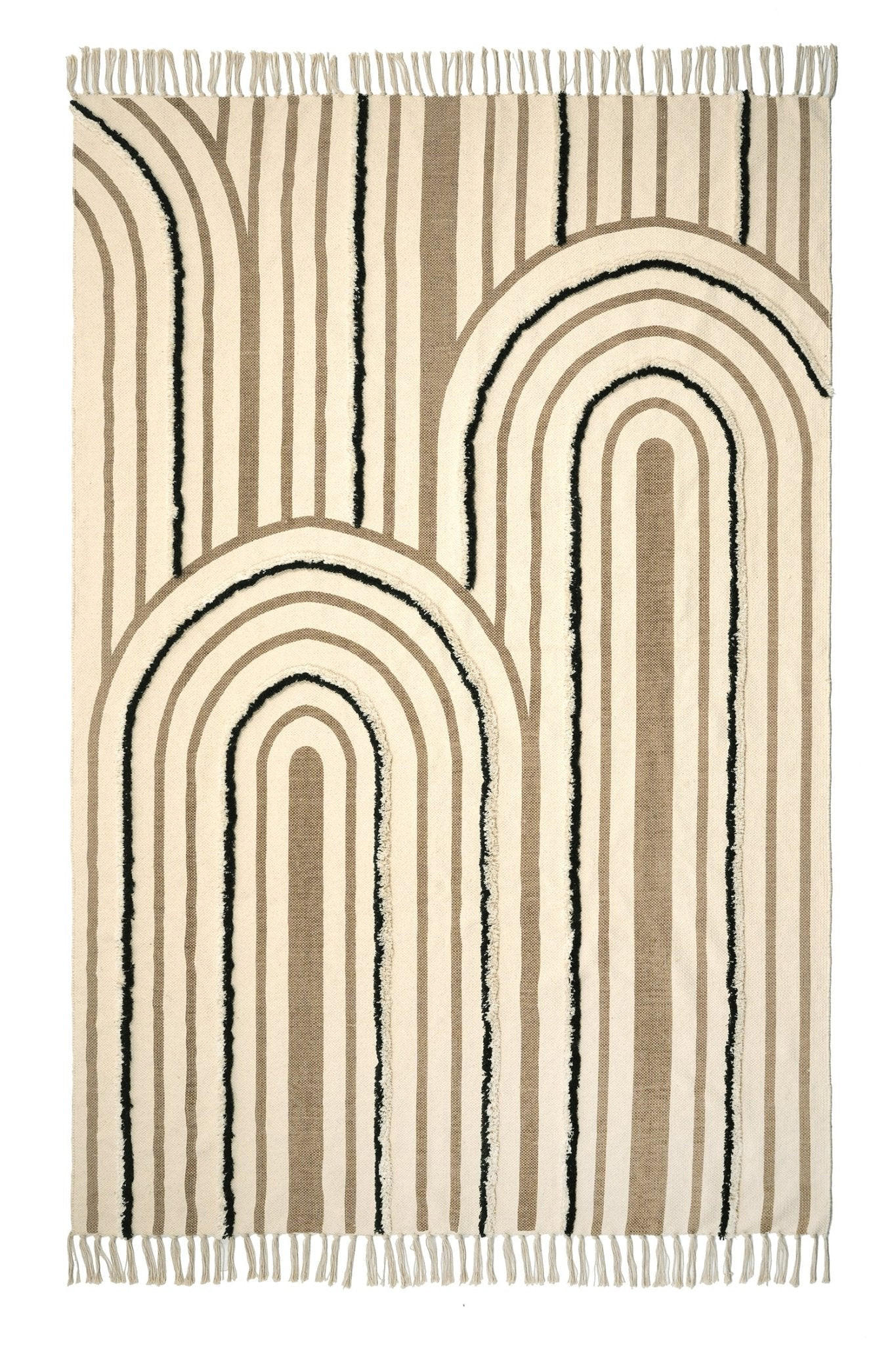 KINDERTEPPICH aus maschinenwaschbarer Baumwolle bruin - Braun, Naturmaterialien (160/230cm) - AFK Living