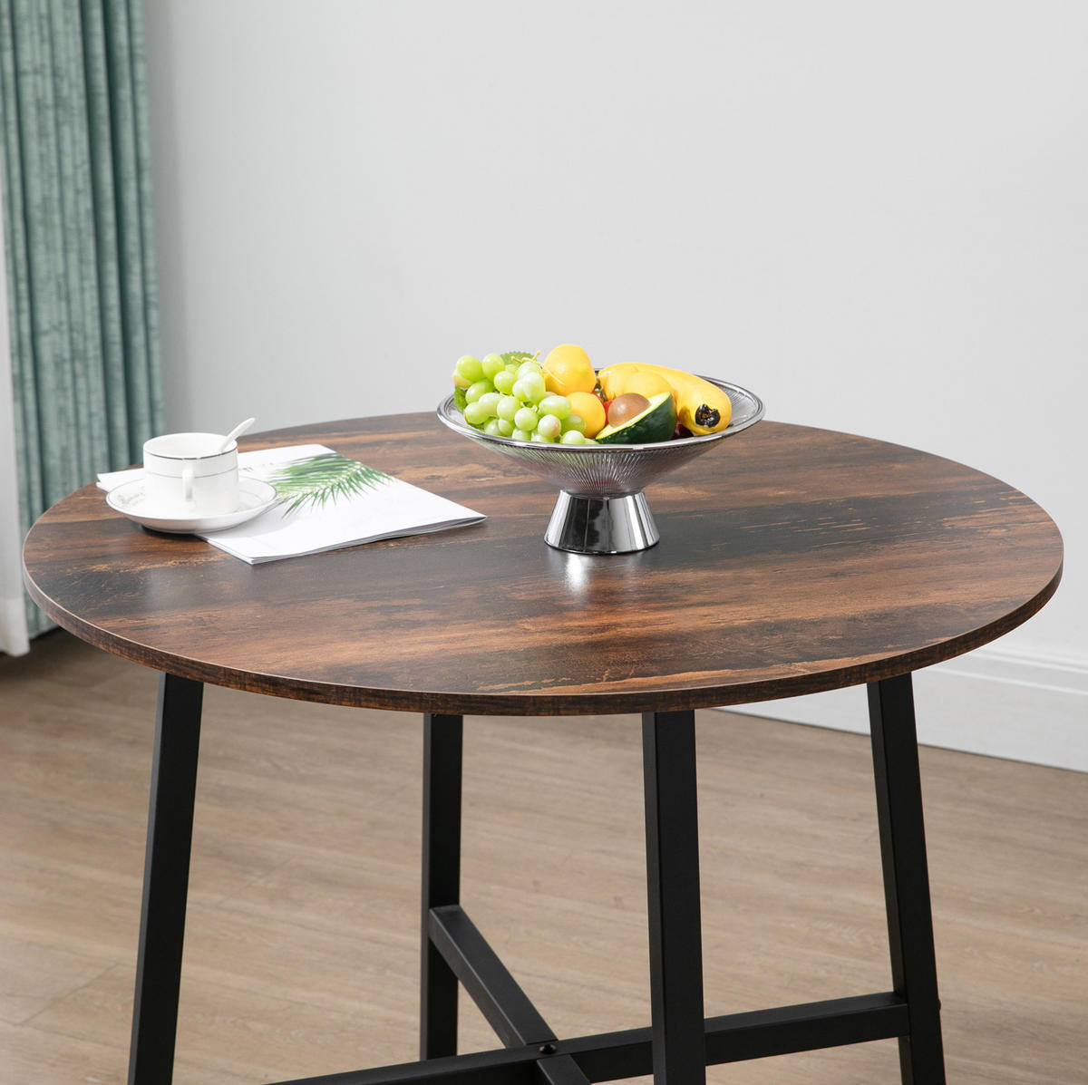 ESSTISCH 80/76 cm Braun aus Sperrholz - Braun, Holzwerkstoff (80/80/76cm) - OKMYHOME