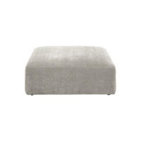 SOFA SITZELEMENT SEPHI Silber Cord - Silberfarben/Schwarz, Kunststoff/Textil (107/39/107cm) - KAWOLA