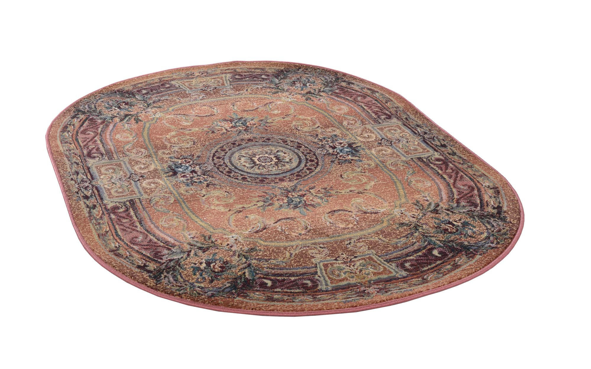 WEBTEPPICH Gabiro 856 68x135 cm - Rostfarben, Textil (68/135cm) - THEKO