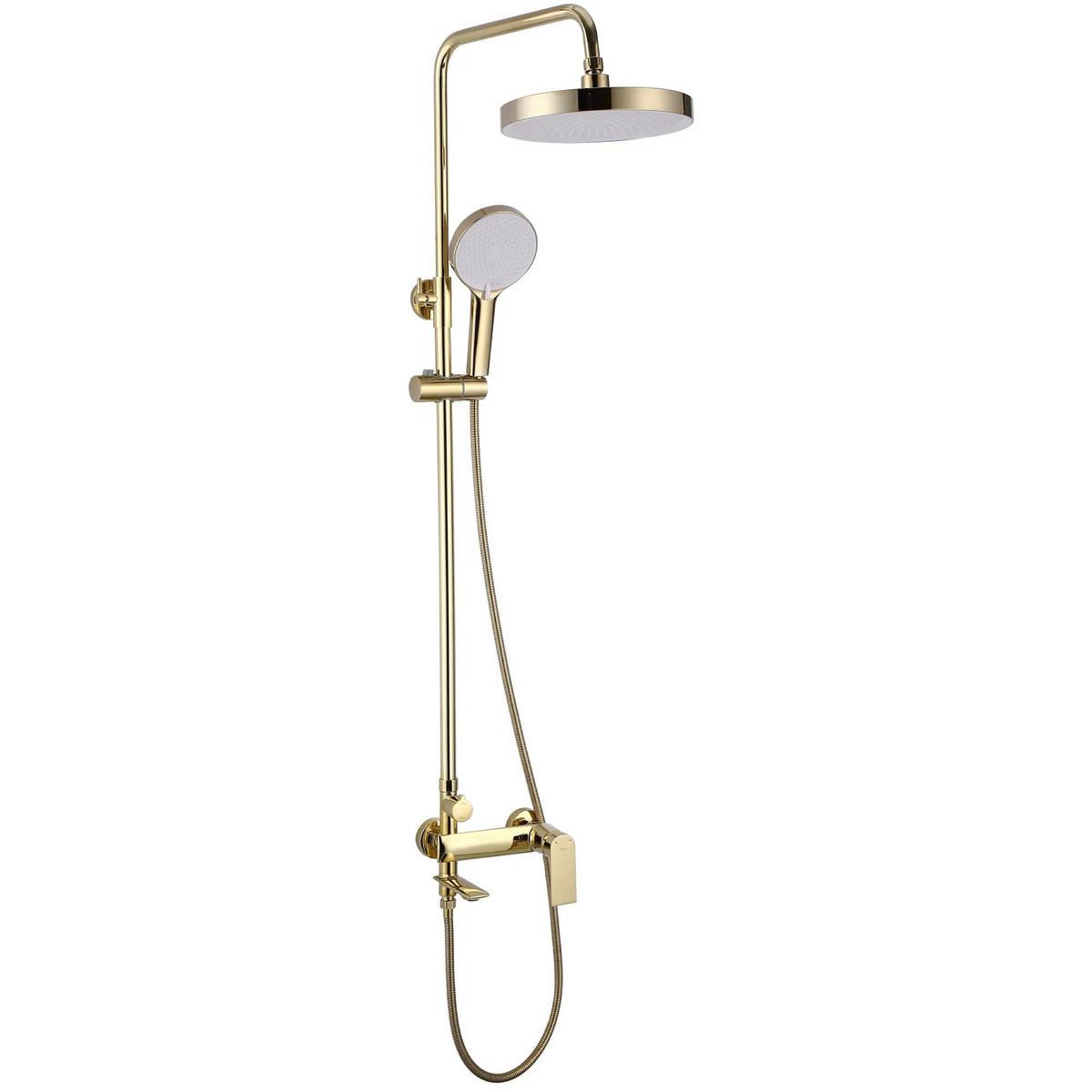 DUSCHGARNITUR Rea Veneta Gold - Goldfarben, Metall (30/136/45cm) - REA